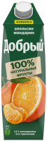 Сокосодержащий напиток Добрый Апельсин-мандарин, 1л