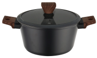 Tarrington House Кастрюля с крышкой Forged Black 2.6л, 20см