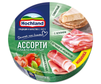 Сыр плавленый Hochland Ассорти зеленое треугольники 45-50%, 140г