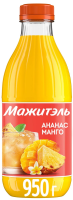 Напиток сывороточный J7 Мажитэль ананас-манго, 950г