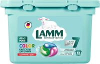 Капсулы для стирки Lamm Color, 12шт