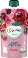 Кисель детский Фруто Вишня и черешня с 12 месяцев, 130г