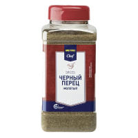 Приправа Metro Chef Перец черный молотый, 520г