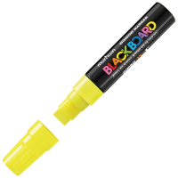 Маркер меловой Munhwa Black Board Jumbo желтый, 15мм, прямоугольный наконечник, на водной основе