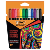 Фломастеры 12 ЦВЕТОВ BIC 'Color UP', суперсмываемые, вентилируемый колпачок, 964900