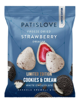 Драже Patislove клубника-белый шоколад-печенье, 50г
