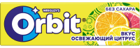 Жевательная резинка Orbit Освежающий цитрус без сахара, 13.6г