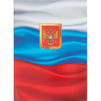 Папка адресная Государственная символика рисунок, А4, картон