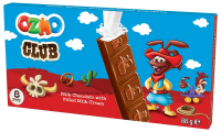 Шоколад Ozmo Club с молочной начинкой, 88г