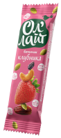 Батончик Ол'Лайт фруктово-ореховый клубника, 30г