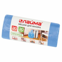 Мешки для мусора Laima Прочные 30л, 10мкм, 30шт/рул