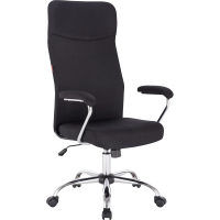 Кресло BN_Sp_EChair-590 TC ткань черный, хром