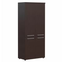 Шкаф высокий Skyland Alto AHC 85.3, венге магия, 850х456х1968мм, с глухими средними и малыми дверьми