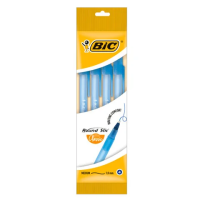 Набор шариковых ручек Bic Round Stic синие, 4шт/уп, 0.32мм, одноразовые, 944176