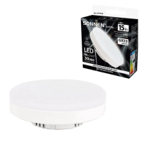 Лампа светодиодная SONNEN EXTRA, 15 (130) Вт, GX53, таблетка, нейтральный белый, 30000 ч, LED 15W-4000-GX53, 457935