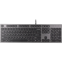 Клавиатура A4 KV-300H серый/черный USB slim