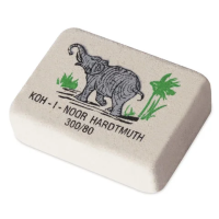 Ластик Koh-I-Noor Elephant 300/80 26х18.5х8мм, прямоугольный, натуральный каучук