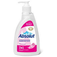 Жидкое мыло с дозатором Absolut Нежное пантенол 2в1 500мл