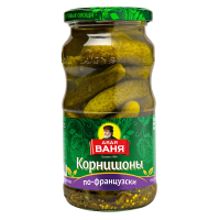 Огурцы Дядя Ваня Корнишоны по-французски, 460г