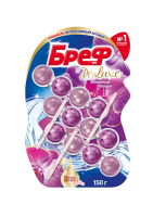 Блок для унитаза Бреф Deluxe Волшебная орхидея (50г x 3шт), 150г