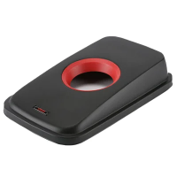 Крышка для контейнера Vileda Professional Гео 55/70л, с отверстием для бутылок, черный/красн, 137732
