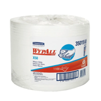 Протирочные салфетки Kimberly-Clark WypAll X50, 1100шт, 34х24,9 см, белые, 8356