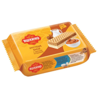 Вафли Яшкино с вареной сгущенкой, 200г