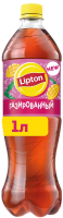 Холодный чай Lipton манго и личи черный газированный, 1л