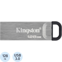 USB флешка Kingston DataTraveler Kyson 128 Гб, USB 3.2 G1, серебристый