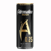 Напиток энергетический Adrenaline Rush 0.25л, ж/б
