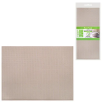 Коврик для сушки посуды из микрофибры, 38х50 см, вафельное плетение, БЕЖЕВЫЙ, 260 г/м2, BOOMHOUSE (БУМХАУС), 701142