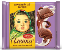 Шоколад Красный Октябрь молочный шоколадный десерт, 67г