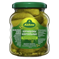 Корнишоны Kuhne коктейльные, 180г