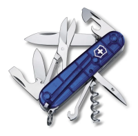 Нож перочинный Victorinox Climber 18 функций, полупрозр. синий