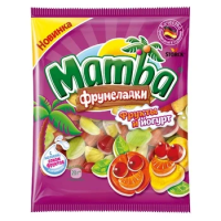 Мармелад жевательный Mamba Фрумеладки Фрукты и йогурт, 72г