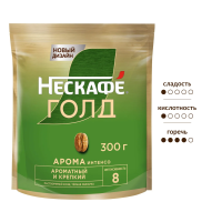 Кофе Нескафе Голд Арома интенсо растворимый, 300г