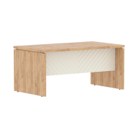 Стол руководителя TLST 169 Дуб Бофорд Z/Латте 1600х900х750 TORR LUX