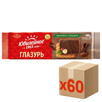 Печенье ореховое Юбилейное с глазурью, 116г x 60 шт