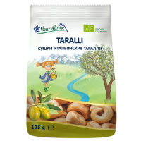 Сушки Fleur Alpine Taralli Итальянские на оливковом масле, 125г
