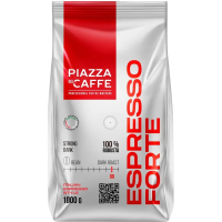 Кофе в зернах Piazza Del Caffe Espresso Forte 1кг, пачка