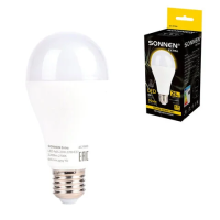 Лампа светодиодная SONNEN EXTRA, 25 (200) Вт, Е27, груша, теплый белый, 30000 часов, LED A65-25W-2700-Е27, 457900