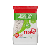 Творог Эконива рассыпчатый 9%, 750г
