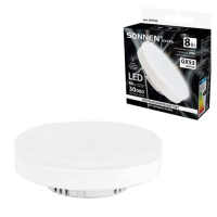 Лампа светодиодная SONNEN EXTRA, 8 (70) Вт, GX53, таблетка, нейтральный белый, 30000 ч, LED 8W-4000-GX53, 457929