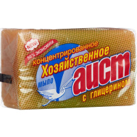 Мыло хозяйственное Аист глицериновое, 150г, флоу-пак