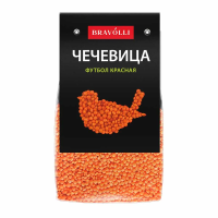 Чечевица Bravolli! Футбол красная, 350г