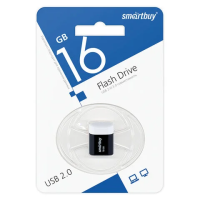 USB флешка Smartbuy Lara 16Gb, 15/5 мб/с, черный