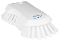 Щетка ручная Vikan 230мм, экстра жесткий ворс, XL, скребковая, белый, 38945