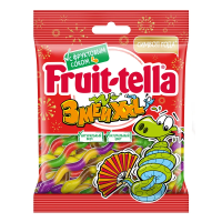 Мармелад жевательный Fruittella Змеи XXL с фруктовым соком, 70г