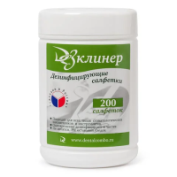 Дезинфицирующие салфетки Дезклинер 200шт, для изделий медицинского назначения
