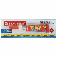 Клей моментальный Brauberg 3г, прочный